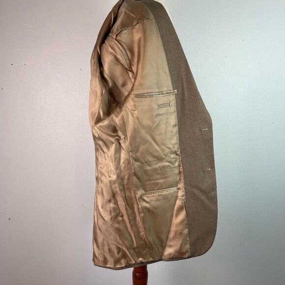 Jos. A. Banks Brown Wool-Blend Sport Coat Size 41R EUC - Picture 9 of 9
